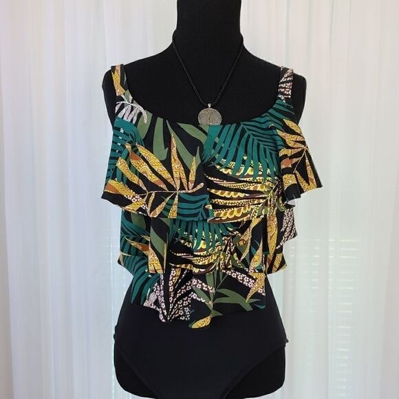 Ruffle Tier One-piece - Picture 5 of 6